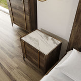 VIG Furniture Modrest Oakley - Mid-Century Dark Brown Nightstand VGWDLCY-BST02-OA-NS