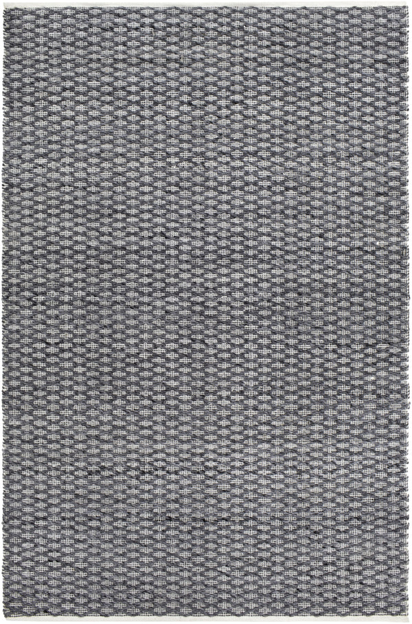 Modena MOE-1000 Modern Polyester Rug MOE1000-576 Light Gray, Charcoal, Cream 100% Polyester 5' x 7'6"