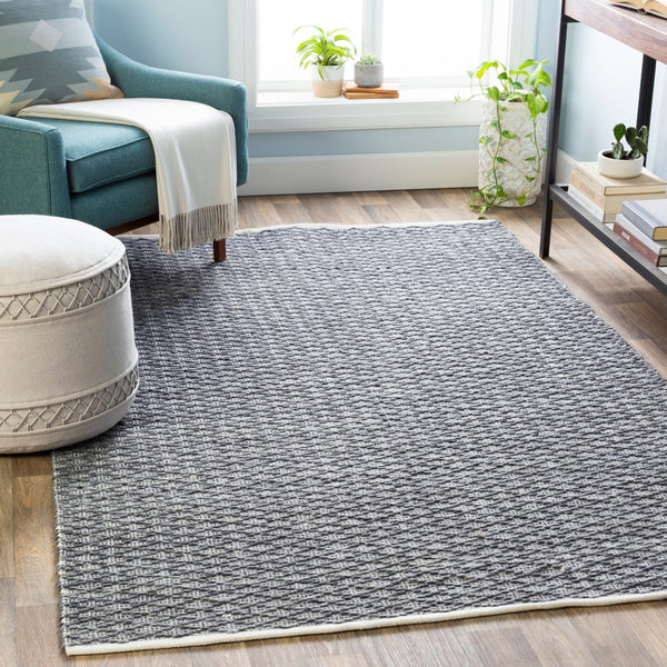Modena MOE-1000 Modern Polyester Rug MOE1000-810 Light Gray, Charcoal, Cream 100% Polyester 8' x 10'
