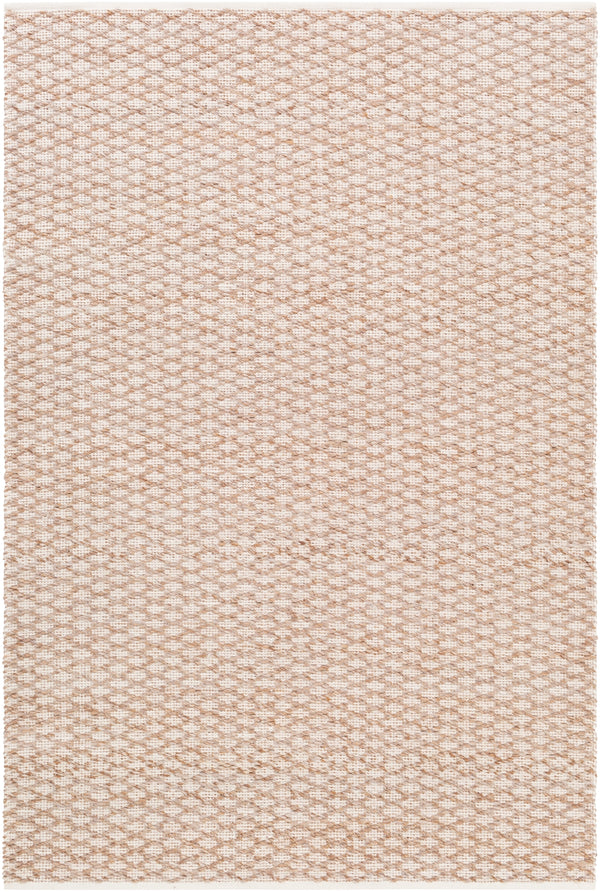 Modena MOE-1001 Modern Polyester Rug MOE1001-576 Camel, Beige, White 100% Polyester 5' x 7'6"