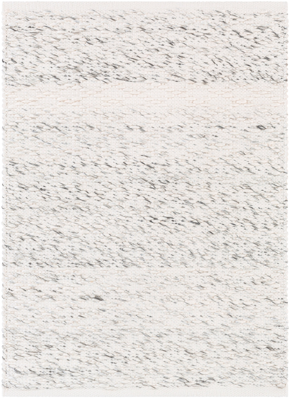 Modena MOE-1002 Modern Polyester Rug MOE1002-810 Ivory, Black 100% Polyester 8' x 10'
