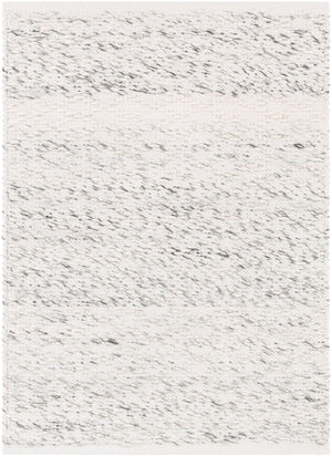 Modena MOE-1002 Modern Polyester Rug MOE1002-810 Ivory, Black 100% Polyester 8' x 10'