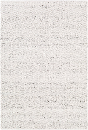 Modena MOE-1002 Modern Polyester Rug MOE1002-576 Ivory, Black 100% Polyester 5' x 7'6"