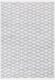 Modena MOE-1003 Modern Polyester Rug MOE1003-810 Medium Gray, White 100% Polyester 8' x 10'