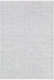 Modena MOE-1003 Modern Polyester Rug MOE1003-576 Medium Gray, White 100% Polyester 5' x 7'6"