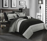 Falcon Black King 10 Piece Comforter Set