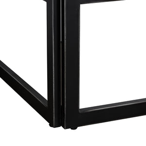 VIG Furniture Modrest Grimaldi Modern Concrete & Black Metal Shelf VGLBMONA-SH153-02
