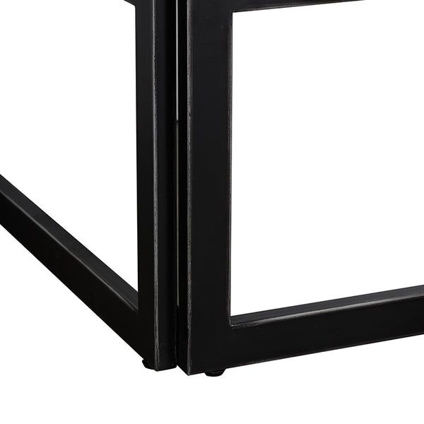 VIG Furniture Modrest Grimaldi Modern Concrete & Black Metal Shelf VGLBMONA-SH153-02