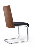 VIG Furniture Morgan - Modern Black & Walnut Dining Chair (Set of 2) VGEWF3175BA-BLK