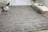 Nourison Gemstone GEM03 Modern Handmade Tufted Indoor only Area Rug Hematite 9'9" x 13'9" 99446289339