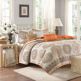 Tangiers 6 Piece Reversible Coverlet Set