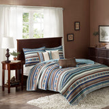 Malone 6 Piece Reversible Coverlet Set