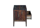 Porter Designs Fall River Solid Sheesham Wood Contemporary Nightstand Gray 04-117-04-4475