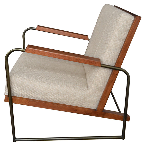 Damian Fabric Accent Chair Cardiff Tan