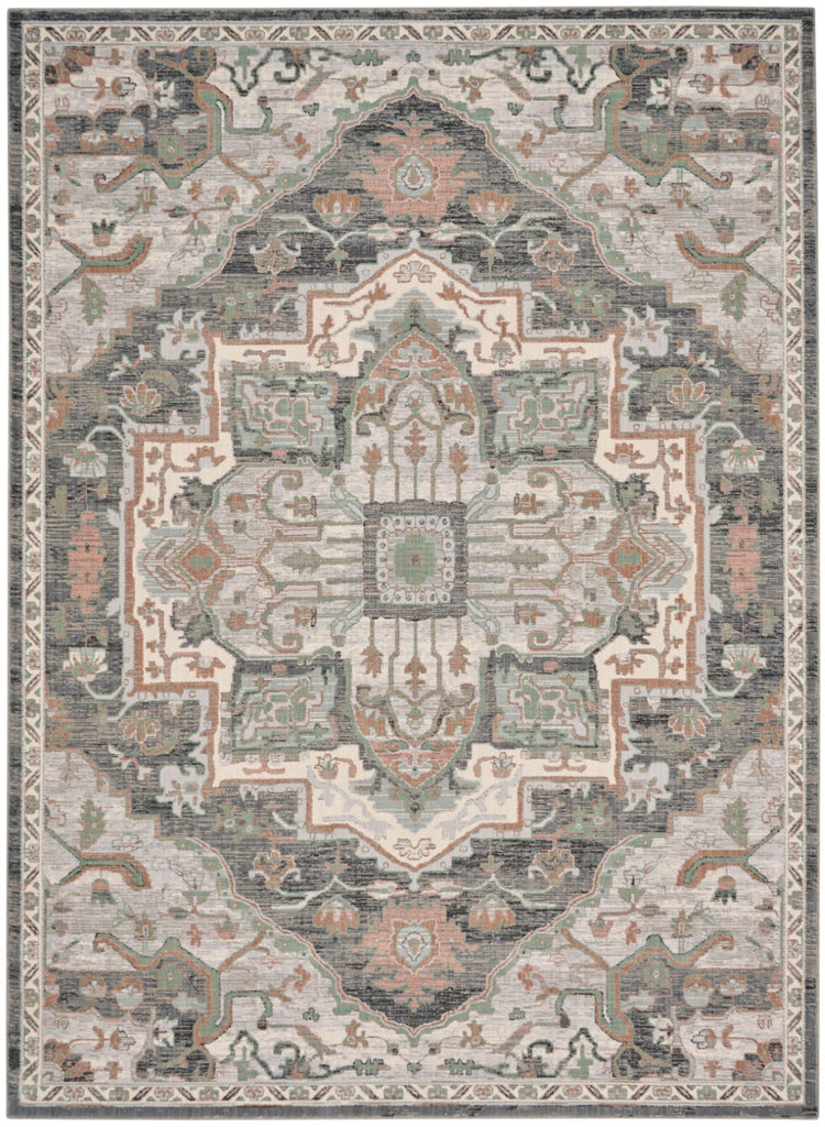 Nourison Parisa PSA01 French Country Machine Made Loom-woven Indoor Area Rug Grey Sage 12' x 15' 99446857774