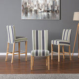 Milton Fabric Chair - Set of 2 Hurley Stripe Blue