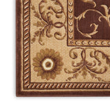 Nourison Somerset ST02 Traditional Machine Made Power-loomed Indoor Area Rug Brown 7'9" x 10'10" 99446047908