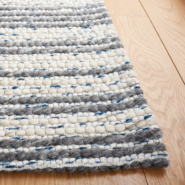Safavieh Marbella 305 Hand Woven 50% Polyproplyne & 50% Wool Rug Ivory / Grey MRB305A-4