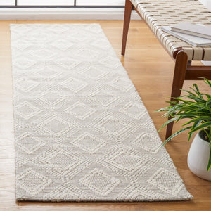 Safavieh Marbella 306 Hand Woven 100% Wool Pile Rug Ivory MRB306A-4