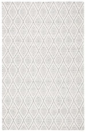 Safavieh Marbella 308 Hand Woven 100% Wool Pile Rug Grey / Ivory MRB308F-4