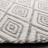 Safavieh Marbella 308 Hand Woven 100% Wool Pile Rug Grey / Ivory MRB308F-4