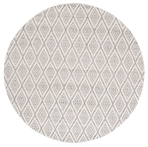 Safavieh Marbella 308 Hand Woven 100% Wool Pile Rug Grey / Ivory MRB308F-4