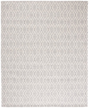 Safavieh Marbella 308 Hand Woven 100% Wool Pile Rug Grey / Ivory MRB308F-4