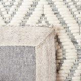 Safavieh Marbella 308 Hand Woven 100% Wool Pile Rug Dark Grey / Ivory MRB308G-4