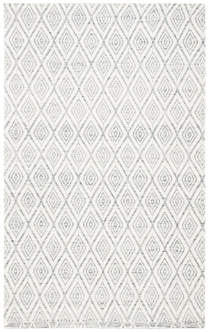 Safavieh Marbella 308 Hand Woven 100% Wool Pile Rug Dark Grey / Ivory MRB308G-4