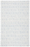 Safavieh Marbella 308 Hand Woven 100% Wool Pile Rug Blue / Ivory MRB308M-4