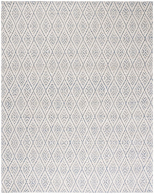 Safavieh Marbella 308 Hand Woven 100% Wool Pile Rug Blue / Ivory MRB308M-4
