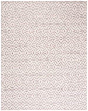Safavieh Marbella 308 Hand Woven 100% Wool Pile Rug Dark Pink / Ivory MRB308U-4