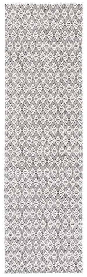 Safavieh Marbella 310 Hand Woven 100% Wool Pile Rug Ivory / Black MRB310A-4