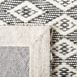 Safavieh Marbella 310 Hand Woven 100% Wool Pile Rug Ivory / Black MRB310A-4