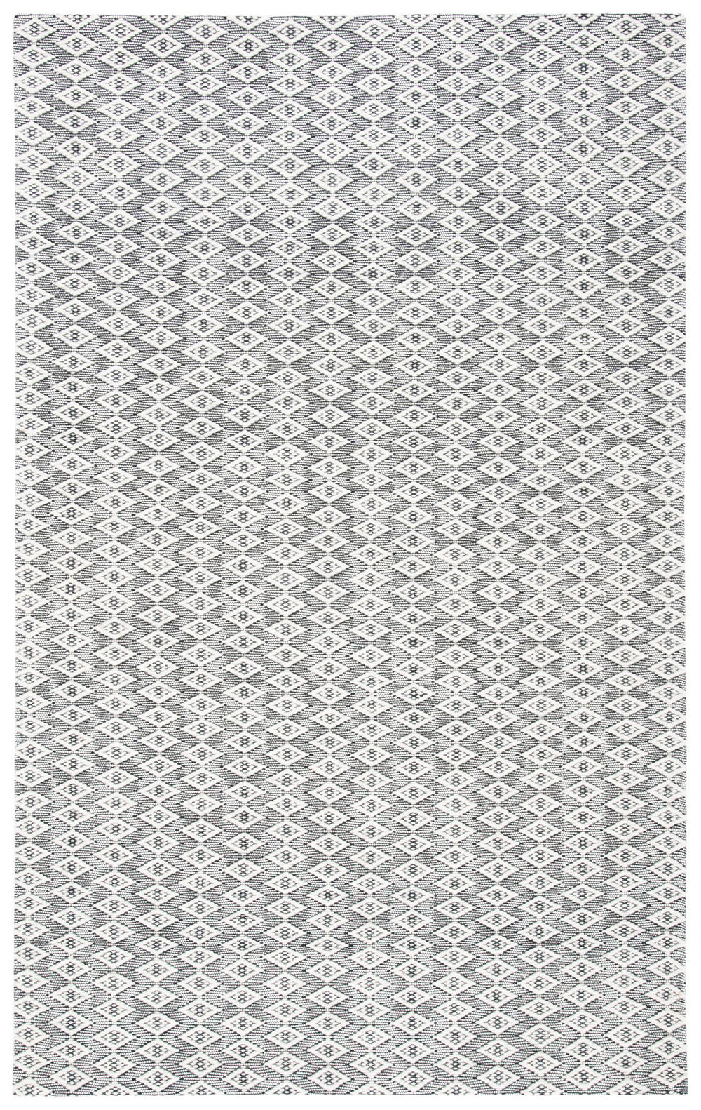 Safavieh Marbella 310 Hand Woven 100% Wool Pile Rug Ivory / Black MRB310A-28