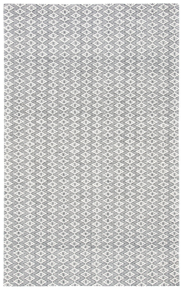 Safavieh Marbella 310 Hand Woven 100% Wool Pile Rug Ivory / Black MRB310A-4