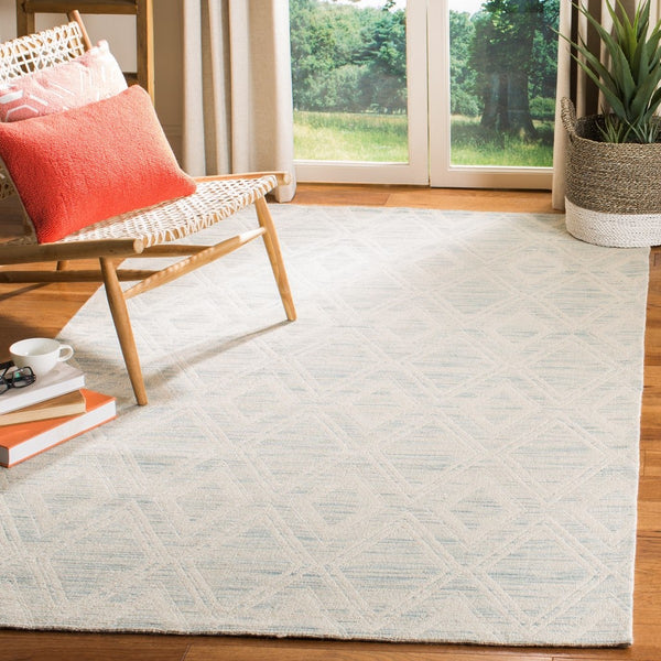 Safavieh Marbella 312 Contemporary Hand Loomed 100% Wool Pile With Cotton Backing Rug MRB312B-3