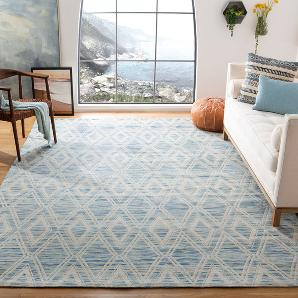 Safavieh Marbella 312 Contemporary Hand Loomed 100% Wool Pile With Cotton Backing Rug MRB312D-3