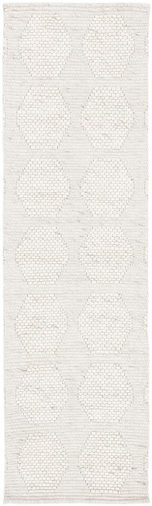 Marbella 523 Contemporary Hand Loomed 80 % Wool 20 % Cotton Rug Beige