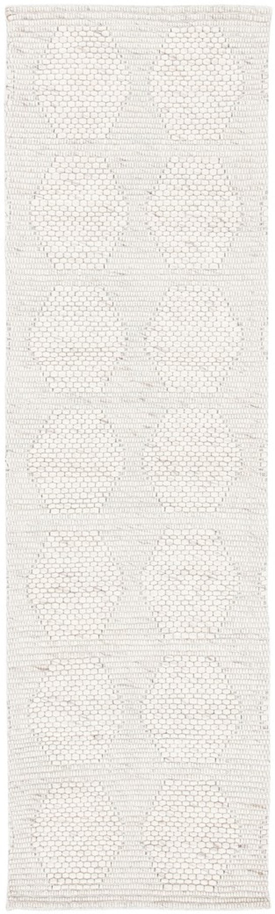 Marbella 523 Contemporary Hand Loomed 80 % Wool 20 % Cotton Rug Beige