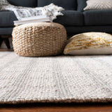 Marbella 525 Contemporary Hand Loomed 80 % Wool 20 % Cotton Rug Beige