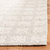 Marbella 525 Contemporary Hand Loomed 80 % Wool 20 % Cotton Rug Beige