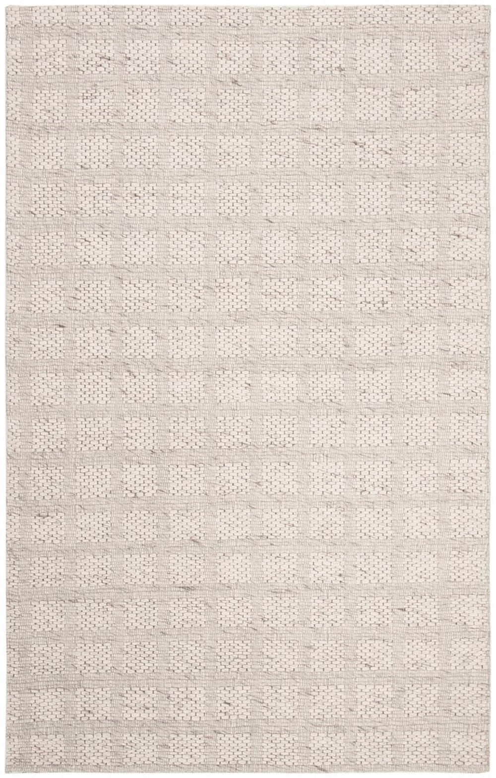 Marbella 525 Contemporary Hand Loomed 80 % Wool 20 % Cotton Rug Beige