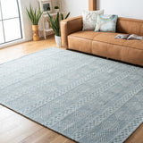 Marbella 552 60% Wool, 20% Nylon, 20% Cotton Power Loomed Contemporary Rug