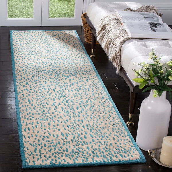 Safavieh Marbella 657 Hand Loomed 83% Polyester/14% Cotton/and 3% Rayon Contemporary Rug MRB657H-28