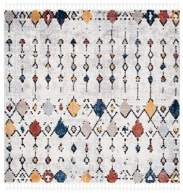 Safavieh Morocco 825 Polyester Pile Power Loomed Bohemian Rug MRC825F-7SQ