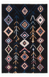 Morocco 908 Polyester Pile Power Loomed Bohemian Rug