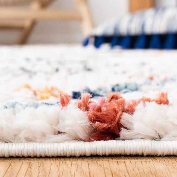 Safavieh Morocco 921 Polyester Pile Power Loomed Bohemian Rug MRC921A-8SQ