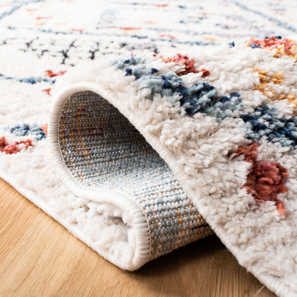 Safavieh Morocco 921 Polyester Pile Power Loomed Bohemian Rug MRC921A-8SQ