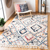 Safavieh Morocco 921 Polyester Pile Power Loomed Bohemian Rug MRC921A-8SQ